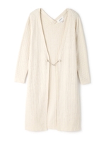 LONG RIB CARDIGAN/ブラウン(050)