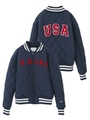 【X-girl×CHAMPION】 BB JACKET/ブラック