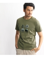 フェルト アップリケ Tシャツ/カーキ(027)