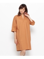 オータムコットンワンピース/ブラウン(042)