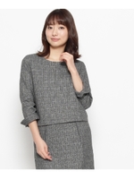 メランジツイードプルオーバー/ネイビー(093)