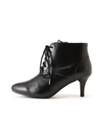 レースアップブーティ/ブラック(010)