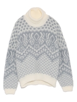 起毛ジャガードプルオーバー/OWHT