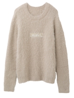 SHAGGY KNIT TOP/ベージュ