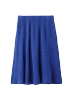 [S]ヘリンボーンニットスカート/ブルー(092)