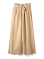 ベルト付ワイドＰＮ/ベージュ(040)