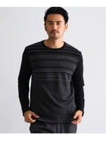 裏毛ジャガードカットソー/オフホワイト(303)