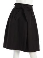 トレンチ風タックフレアSK/ブラウン