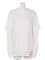 レイヤード セット Tシャツ/WHT