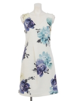 フラワーアシメタッキングOP/BLK