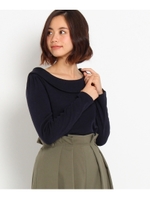 ロールカラープルオーバー/オフホワイト(003)