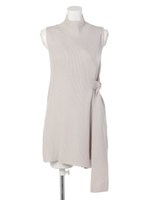 ラウンドバックルニットTOP/BRN