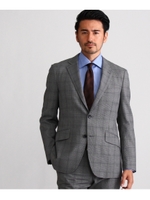 CS_チェックシングルジャケット/ライトグレー(211)