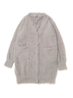 SHAGGY CARDIGAN/グレー