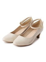 アンクルストラップエナメルパンプス/ブラック(019)