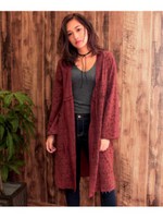 【chille anap】花ペイズリー柄ガウン/WINE