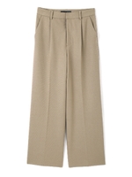 Ｔ／Ｒカルゼ両面起毛パンツ/ベージュ(040)