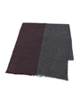 ツートーンカシミアストール/ボルドー(064)