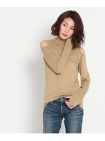 JET JohnEshaya 肩開きハイネックニットプルオーバー/ベージュ系(054)