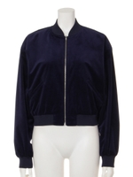 【mystic】ベロアブルゾン/NAVY