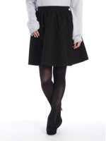 ハートポケットフレアスカート/アイボリー