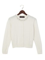 ●JOC 16装飾 クルーネック カーディガン/Navy