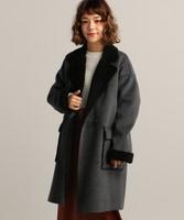 ビッグ衿コーディガン