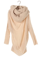 3wayニットプルオーバー/ブラック