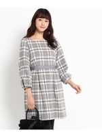 キャットフットシャギーワンピース/グレー(212)