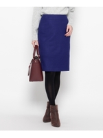 切り替えタイトスカート/ブルー(092)