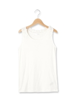 バックレースタンクトップ/ホワイト(001)