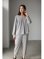 【AZUL by moussy】ソフトポンチタックワイドSETUP/T.GRY