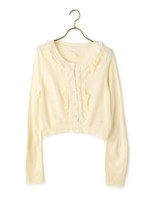 【LIZ LISA】リボンカーディガン/ホワイト