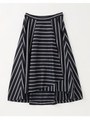 ストライプフィッシュテールスカート/NAVY