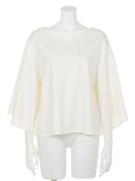【Auntie Rosa】袖ボリュームポンチTOPS/WHT