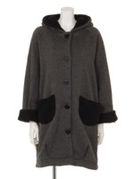 コビニャーコクーンコート/チャコール