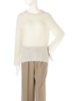 モヘアラメニット/ブルー(110)