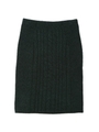 ケーブル×リブセットアップニットスカート/グリーン(140)