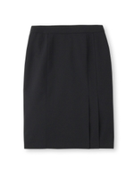 [S]タックプリーツスカート/ブラック(019)