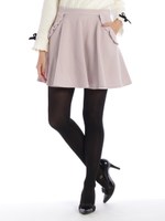 フリルポケットフレアSPN/ラベンダー