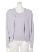 レーススリーブツイン/ライトグレー