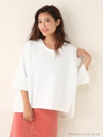 WフェイスリブデザインTOPS/T.GRY