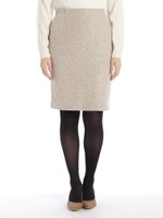 箔タイトスカート/ベージュ