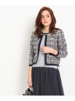 Tweedyラメ混ニットカーディガン/ピンク(472)