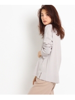 [S]ブラ袖ニットプルオーバー/ブラック(019)