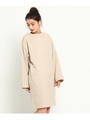 起毛リブワンピース/ベージュ(052)