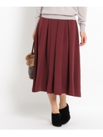 【GO!HO!BI!】ランダムワイドプリーツスカート/ボルドー(064)