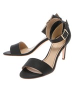 ストラップサンダル/ブラックミックス