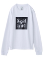 X-girl is No1 L/S TEE/ブラック