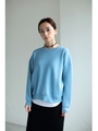 【AZUL by moussy】スウェッタープルオーバー×布帛ヘムタンクSET/L/BLU